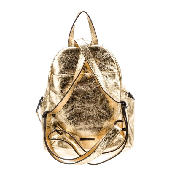 OPEN TO OFFERS Rebecca Minkoff Gold Julian Backpack - Picture 3 of 11